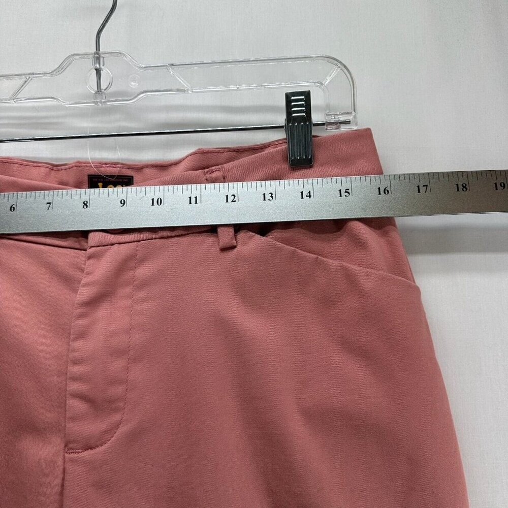 Lee Pants Women's Size 8 Coral High Rise Straight Leg Wrinkle Free Chino Casual - Picture 9 of 12